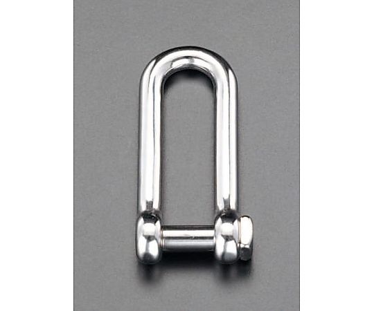 6x48mm/170kg ロングシャックル(ｽﾃﾝﾚｽ製)