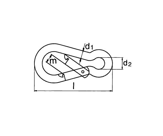 78-0441-47 60x 6mm スナップフック(ｽﾃﾝﾚｽ製) EA638JP-12 【AXEL