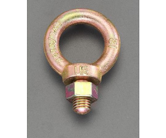 M12x22mm アイボルト(圧延鋼三価ｸﾛﾑﾒｯｷ)