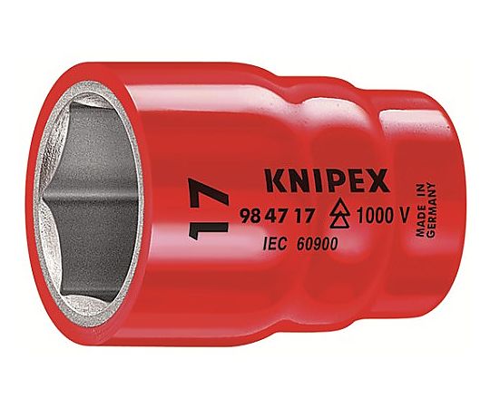 1/2"DRx17mm 絶縁ソケット