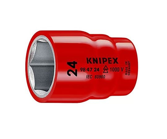 1/2"DRx24mm 絶縁ソケット