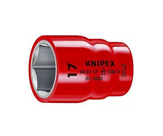 3/8"DRx17mm 絶縁ソケット