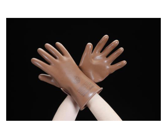 Insulated Thin Rubber Gloves For Low Voltage (750VDC) EA640ZD-5