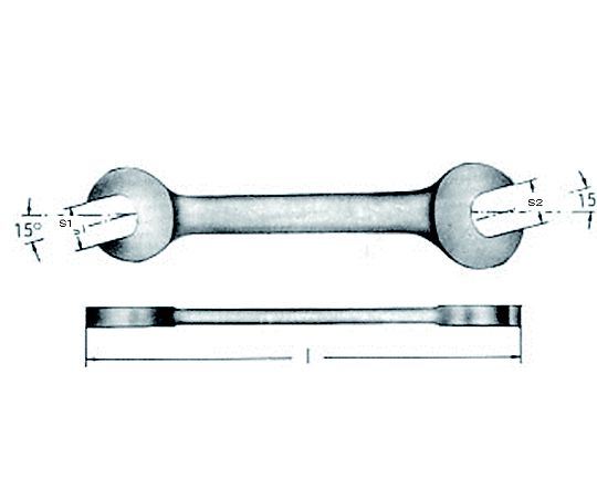 6x 8mm 両口スパナ(ﾉﾝｽﾊﾟｰｷﾝｸﾞ)