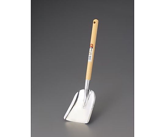 160x190mm/570mm溝掃除ｽｺｯﾌﾟ(十能/ｽﾃﾝﾚｽ製)