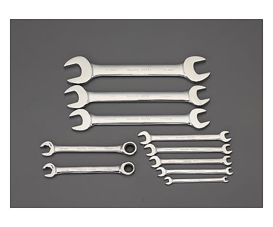 10本組 両口スパナ(ﾄﾚｰ入り)