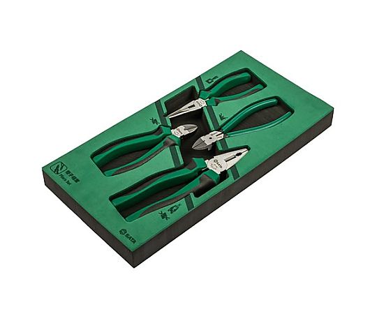 ４本組 プライヤーセット(ﾄﾚｰ入り)