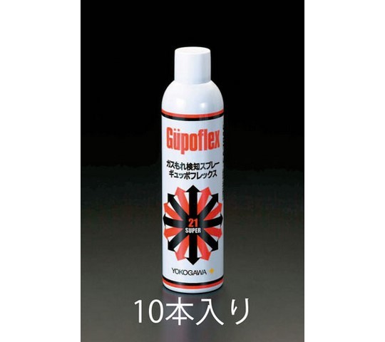 345g ガス洩れ検知液(ｽﾌﾟﾚｰ/10本)　ギュッポフレックス　EA704C-10