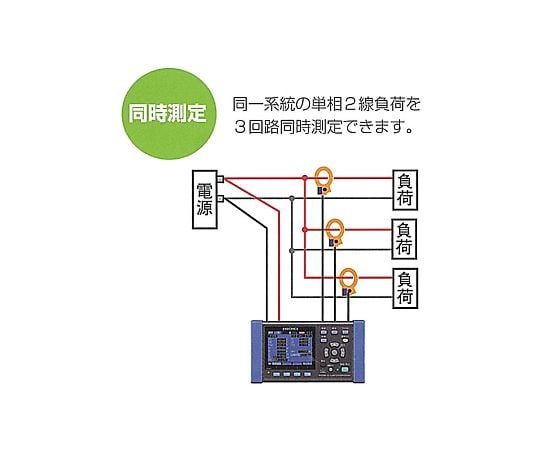 取扱を終了した商品です］クランプ電力テスター（デジタル） EA708BW