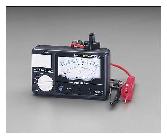 アナログ絶縁抵抗計(3ﾚﾝｼﾞ)