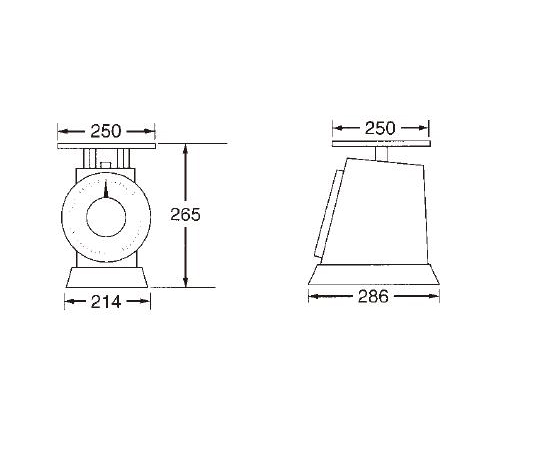 78-0484-72 2.0kg( 5g) 上皿はかり EA715AB-2D 【AXEL】 アズワン