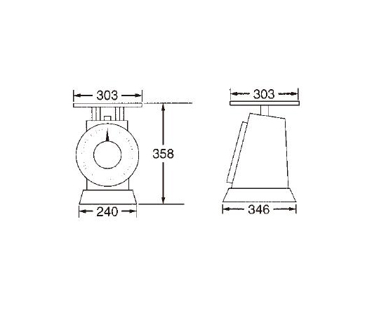 78-0484-78 上皿はかり 50kg(200g) EA715AB-50 【AXEL】 アズワン