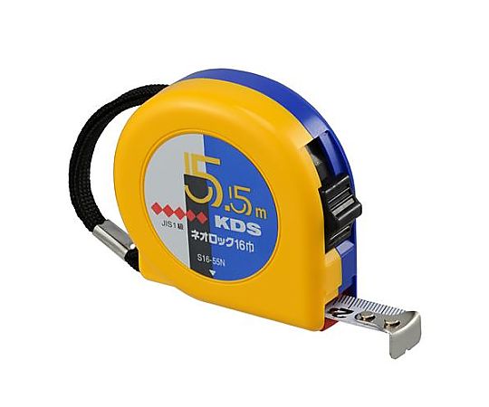 16mmx5.5m メジャー(ｽﾄｯﾌﾟ付)