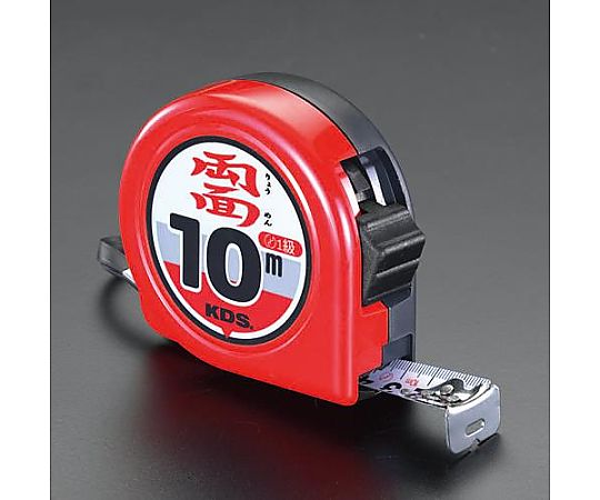 25mmx 10m メジャー(両面目盛･ｽﾄｯﾊﾟｰ付)