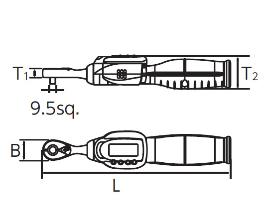 ［取扱停止］[デジタル]トルクレンチ　2-30N・m/3/8