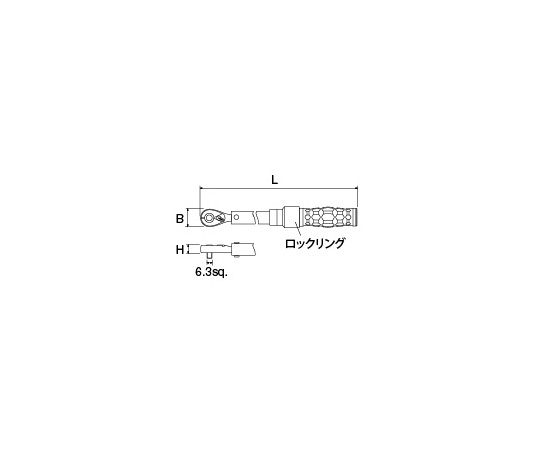 取扱を終了した商品です］トルクレンチ 20-100Nm3/8