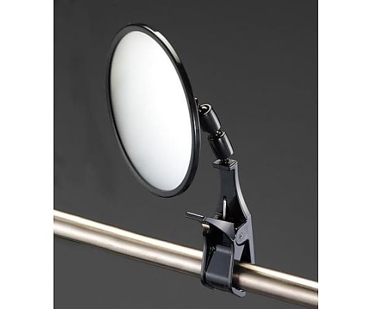 φ148mm  凸面ミラー(ｸﾘｯﾌﾟ付/黒)