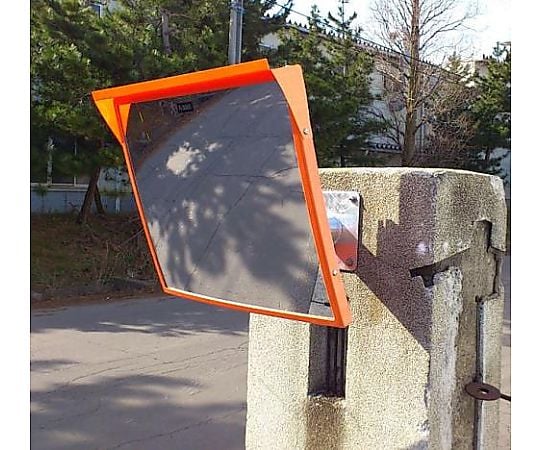 500x600mm 凸面ミラー(角型･壁面用/ｱｸﾘﾙ製)