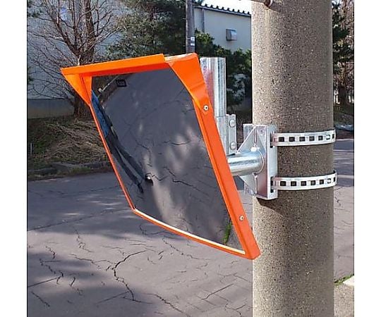 500x600mm 凸面ミラー(角型･電柱用/ｱｸﾘﾙ製)