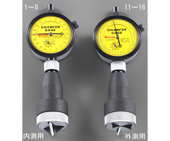 エスコ エスコ 外側面取りゲージ 25.0-50.0mm/0-90゜ EA725AA-13 (78