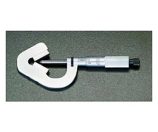 2- 25mm マイクロメーター(V型ｱﾝﾋﾞﾙ)