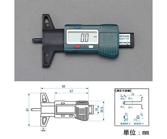 25mm デプスゲージ(ﾃﾞｼﾞﾀﾙ)