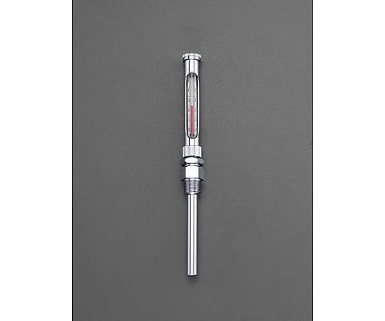 -20-50ﾟC/100mm 温度計･丸型保護枠付(直型)