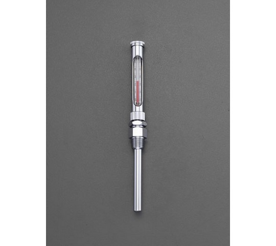 -20-50ﾟC/150mm 温度計･丸型保護枠付(直型)