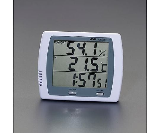 112x90x37mm デジタル温度・湿度計