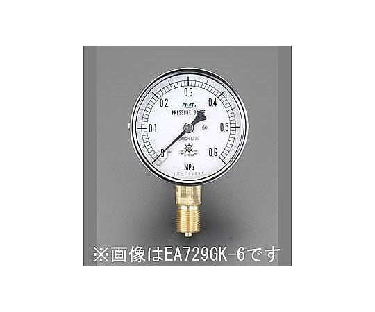 100mm/ 0-10MPa 圧力計(耐脈動圧型)