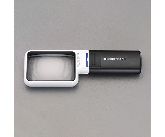 x3.5/75x50mm ルーペ(LEDﾗｲﾄ付･角形)