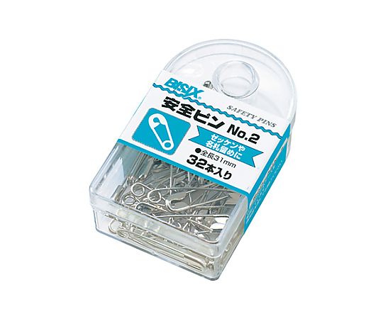 安全ピン 78-0560-27 31mm 安全ピン(32本) EA762FC-102 【AXEL】 アズワン