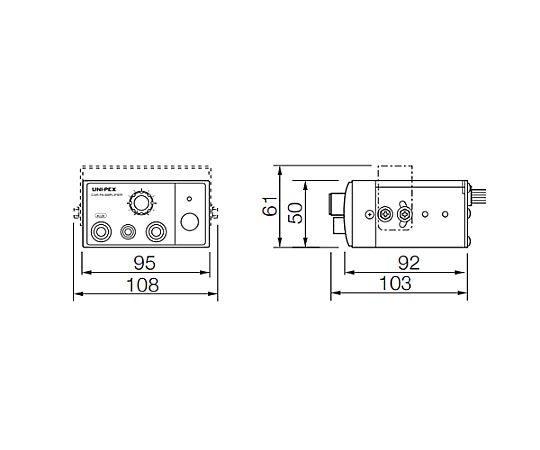 10W マイク＆アンプセット(建設機械用)