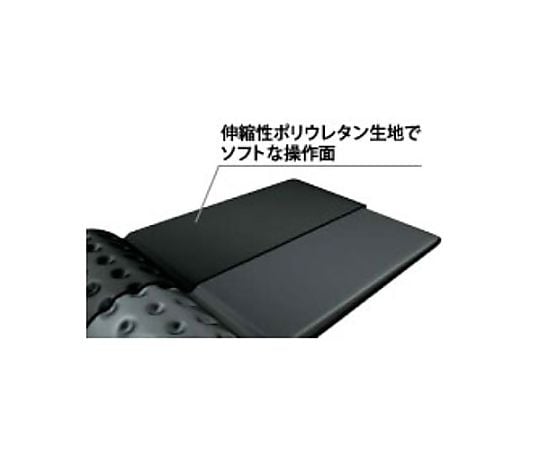 78-0568-32 135x220x 25mm マウスパッド(ﾌﾞﾗｯｸ) EA764-105B 【AXEL