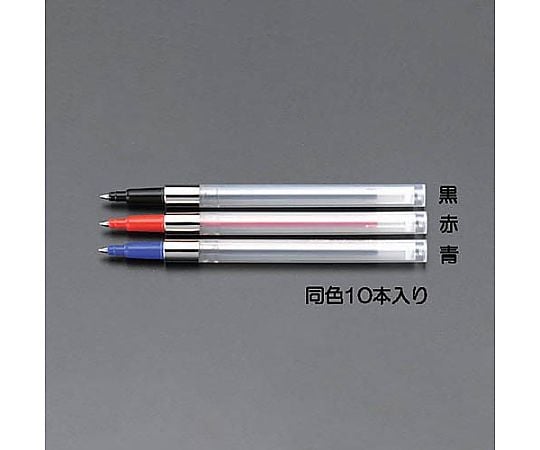 1.0mm ボールペン替芯・加圧式(黒/10本)