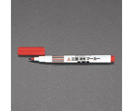 [赤/細字] 油性マーカー