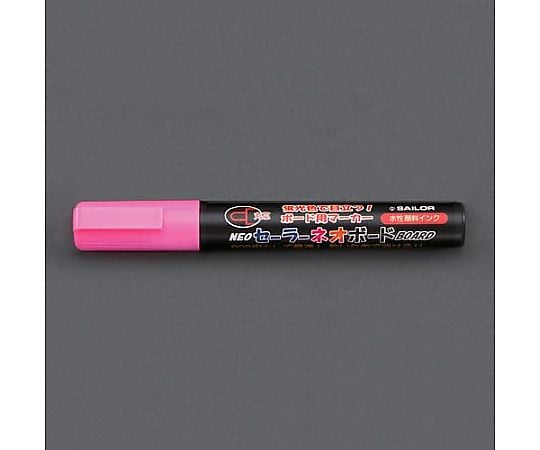 [桃/中字] 水性ネオボードマーカー(5本)