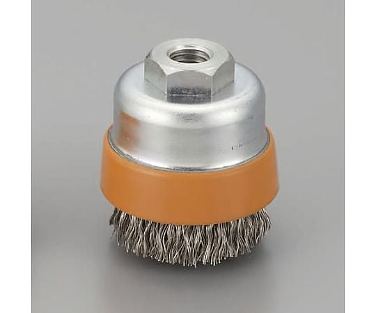 35mm/M10 ワイヤーブラシ(ｶｯﾌﾟ型/ｽﾃﾝﾚｽ製)