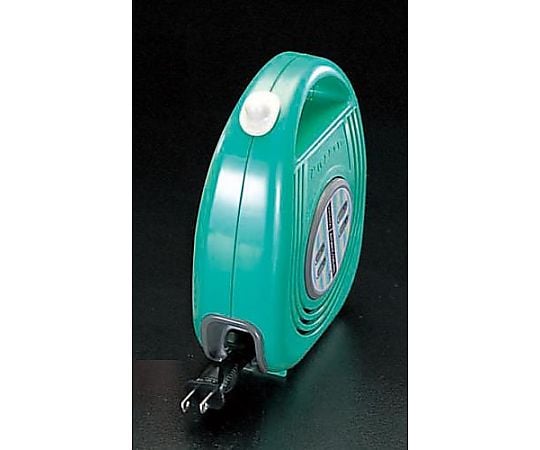 AC125V/15A/5m オートリール(ｸﾞﾘｰﾝ)