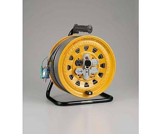 AC125V/15A/50m コードリール(漏電遮断付)