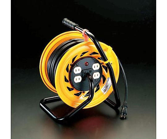 AC125V/15A/30m コンセント固定リール
