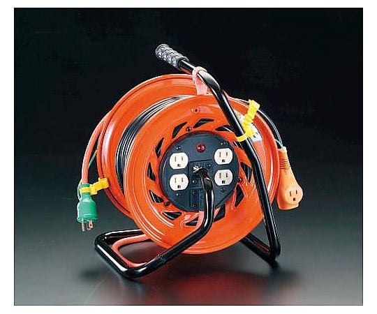 AC125V/15A/30m ｺﾝｾﾝﾄ固定ﾘｰﾙ(元置型ｱｰｽ付)