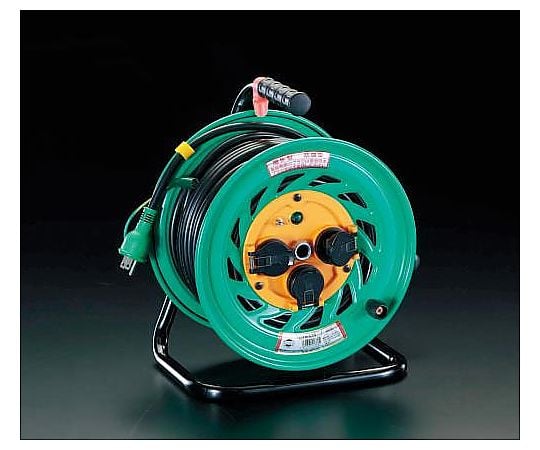 AC100V/15A/30m ｺｰﾄﾞﾘｰﾙ(ｱｰｽ付/防雨型)