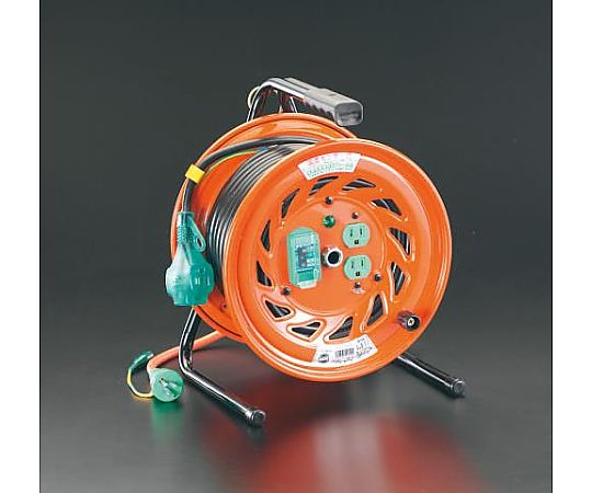 AC125V/15A/30m ｺｰﾄﾞﾘｰﾙ(元置型･漏電遮断)