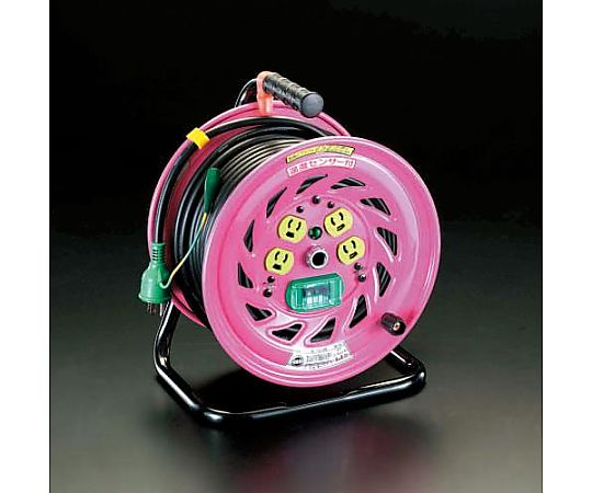 AC125V/22A/30m ｺｰﾄﾞﾘｰﾙ(抜け止･漏電遮断)