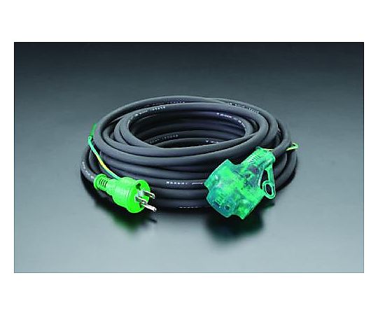 AC125V/15A/ 10 m 延長コード(ｱｰｽ付)