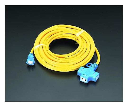 AC125V/15A/ 10m 延長コード(抜け止)