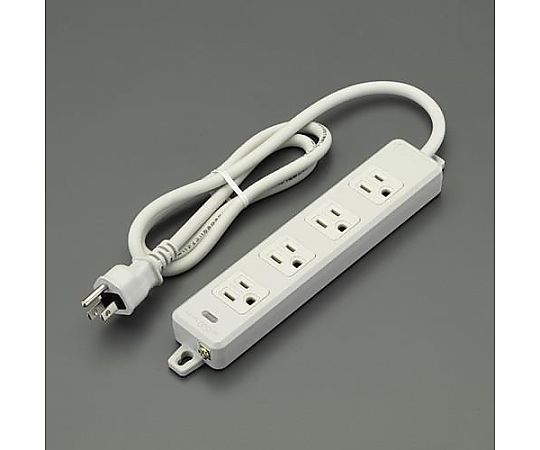 AC125V/15Ax 3m ﾀｯﾌﾟ(4口･接地･ﾏｸﾞﾈｯﾄ付)