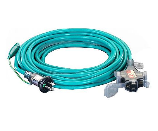 15A x20m 延長コード(防塵ｷｬｯﾌﾟ･ｱｰｽ付)