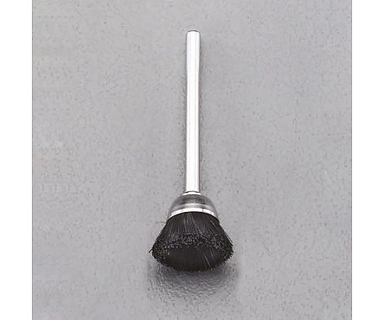 14mm/3mm軸 軸付ブラシ(黒豚毛)